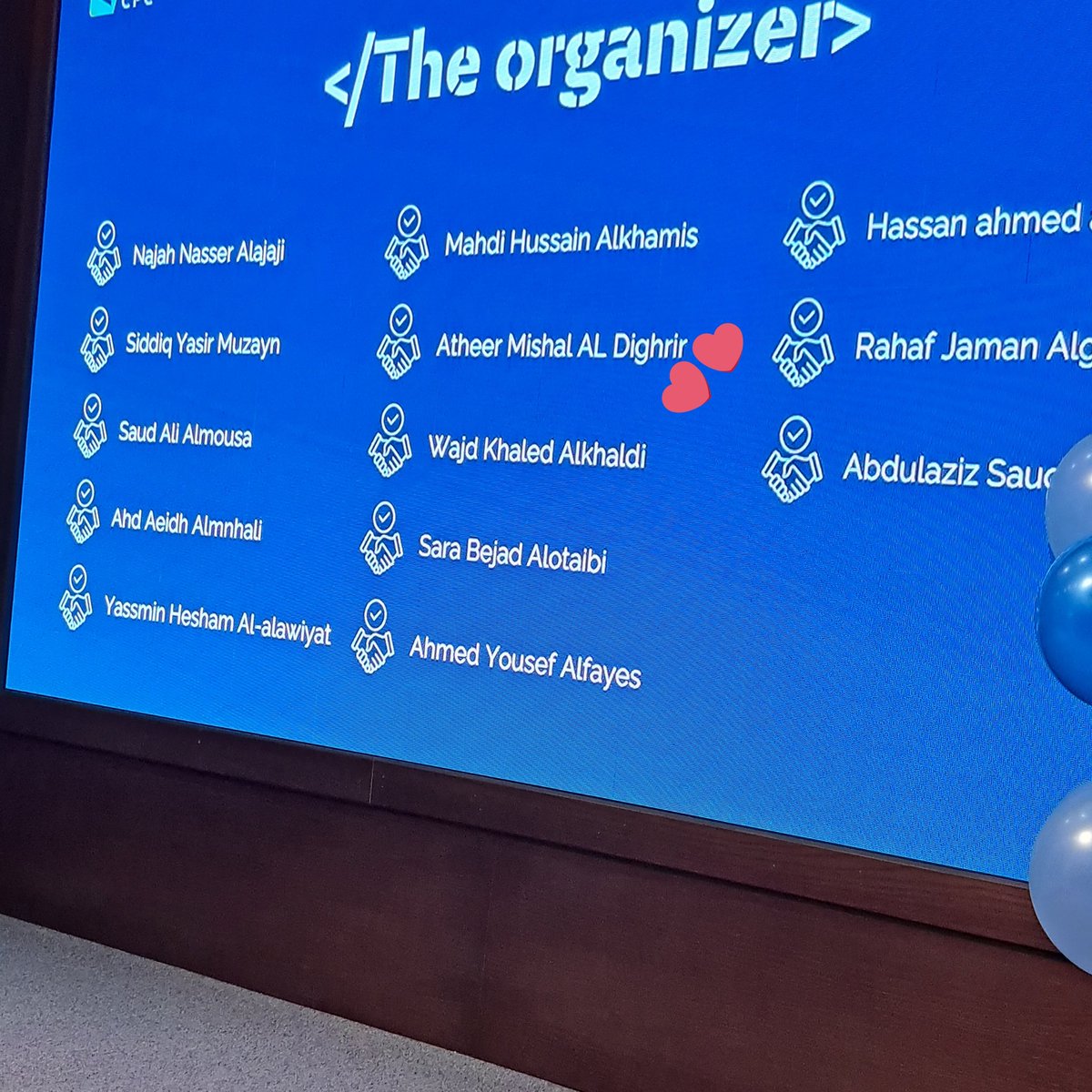 q_4ww's tweet image. كان حفل جميل خفيف لطيف وختامها مسك الان 
نلتقي بكم في مرات قادمه ان شاء الله
🫶#programming_club