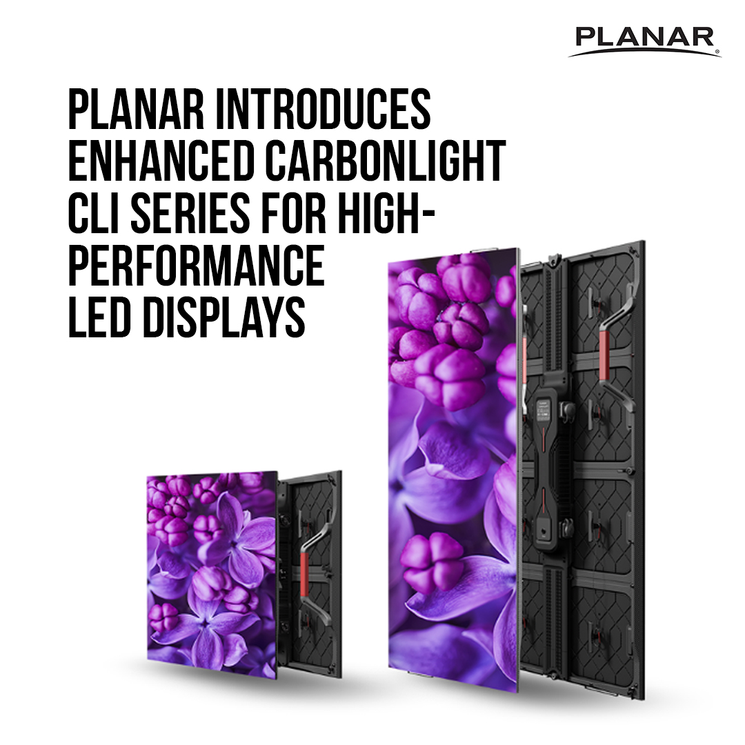 SignageInfo's tweet image. .@planarsystems launches the next-gen CarbonLight™ CLI Series with enhanced brightness, improved refresh rates, lightweight cabinets, curved surface support, and modular design for diverse display applications.

signageinfo.com/display-tech/4…

#LED #Displays #VideoWalls #EventTech
