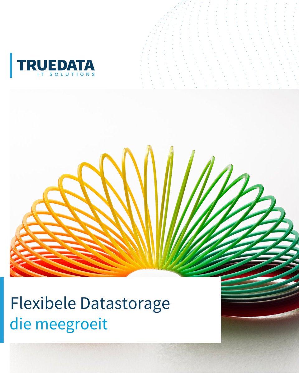 truedata_nl's tweet photo. Flexibele Datastorage die meegroeit���

Bij Truedata geloven we in vrijheid. Onze flexibele datastorage-oplossingen passen zich aan jouw behoeften aan. Ontdek hoe wij werk en leven integreren door jouw data veilig en toegankelijk te maken.

#truedata #itsolutions #datastorage https://t.co/Ub9i6UKlLB