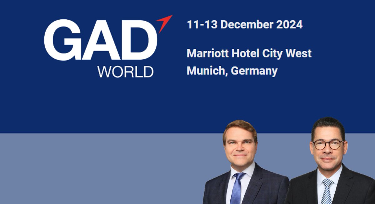 LHConsultant's tweet photo. Lufthansa Consulting is sponsoring GAD World 2024 as an Associate Partner!

Our experts Ilias Maragakis and Alexander Manakos will be on site in Munich. Ilias also moderates the panel session “Global Airport Development: State of the Industry!”.

#GADWorld2024 #AirportDevelopment https://t.co/r7bynKm2eE