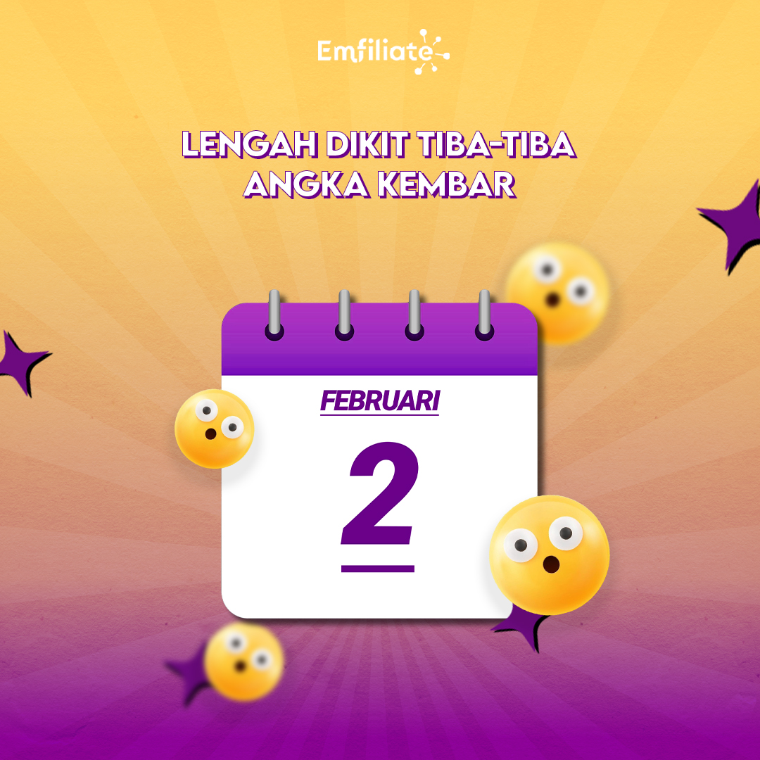 emfiliate's tweet photo. Lengah sedikit, eh, ada angka kembar! 🎉  Ambil banner dan link di website Emfiliate sekarang juga untuk mendapatkan keuntungan maksimal dari angka kembar ini! 💰✨ https://t.co/cjvG4nbc7G