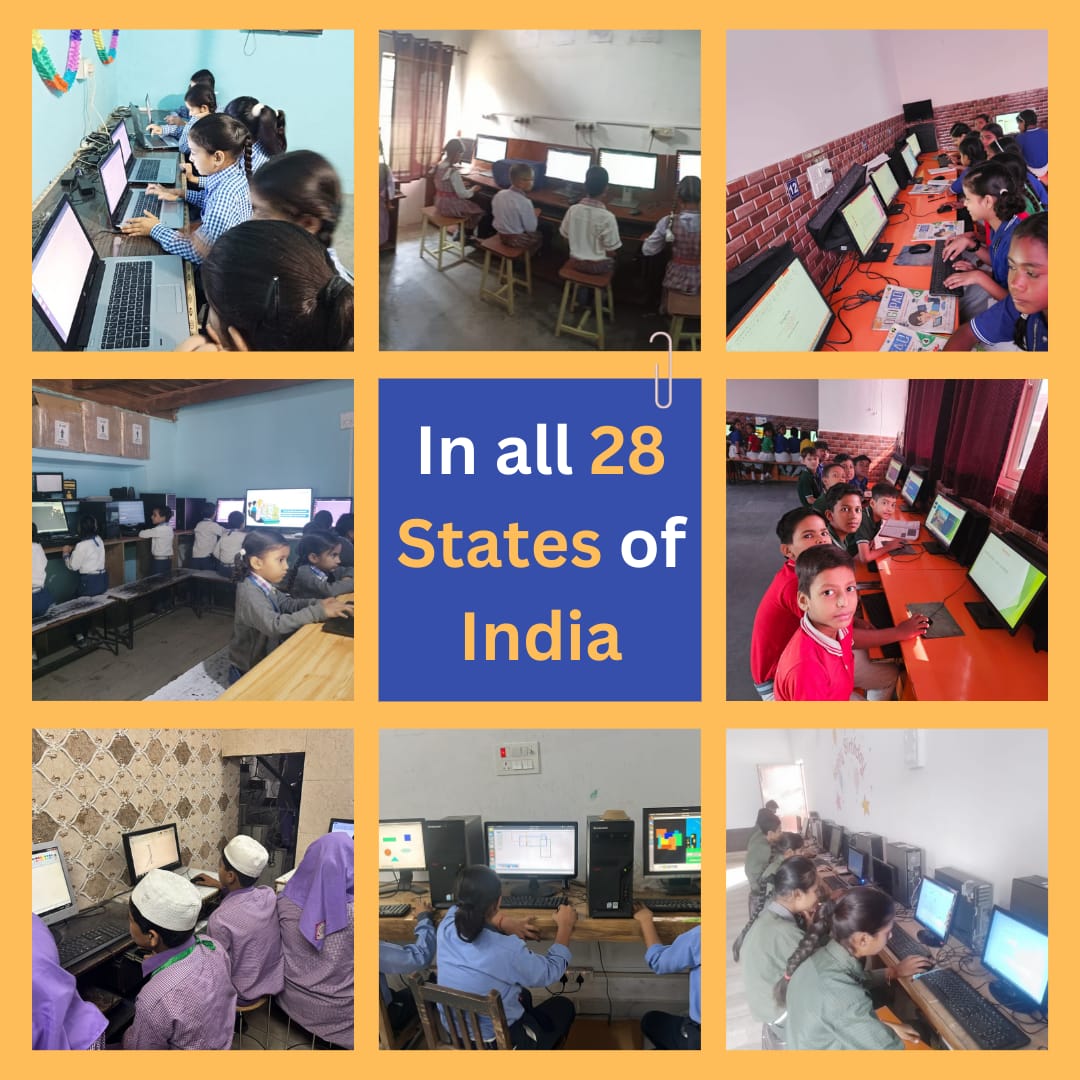 ComputerShiksh1's tweet image. 🌟1,000 कार्यात्मक कंप्यूटर लैब का जश्न: डिजिटल विभाजन को पाटने में एक मील का पत्थर🌟
#ComputerShikshaPROJECT2047

 आज, हम एक उल्लेखनीय उपलब्धि का जश्न मना रहे हैं - देश भर में वंचित स्कूलों में 1,000 पूरी तरह कार्यात्मक #ComputerShiksha कंप्यूटर प्रयोगशालाएँ स्थापित की गईं!8