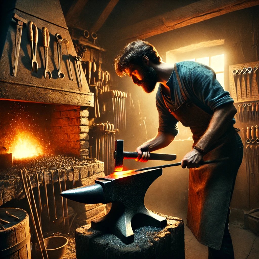 AlcarazJC's tweet photo. My Deep Thoughts are like the work of a blacksmith, it begins with hammering a metal ore, to then shaping it into an artifact of meaning. The result can then be interpreted as a war sword, a lap-spatula, or a kitchen knife. You choose how to use them.
https://t.co/OUKPeduXaf