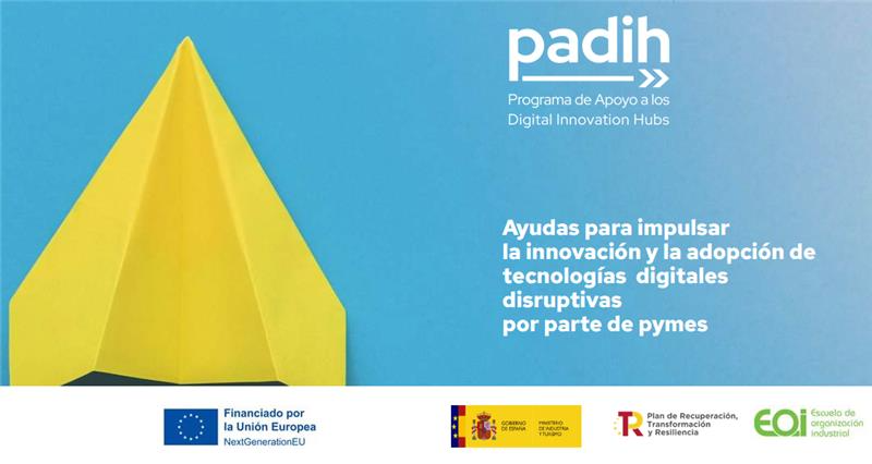 AMETIC_es's tweet photo. 🚀 ¡Tu negocio está listo para la transformación digital con el programa #PADIH!
Hasta 30.000 € para implementar nuevas tecnologías con el respaldo de los EDIH (European Digital Innovation Hubs), @eoi y @minturgob.
🔹 Asesoramiento especializado
🔹 Experimentación tecnológica
🔹 Formación y redes de innovación
💻 Convocatoria abierta: ¡Infórmate y solicita aquí! 👉https://t.co/o1mq5yasTp
#EDIH #Innovación #Pymes