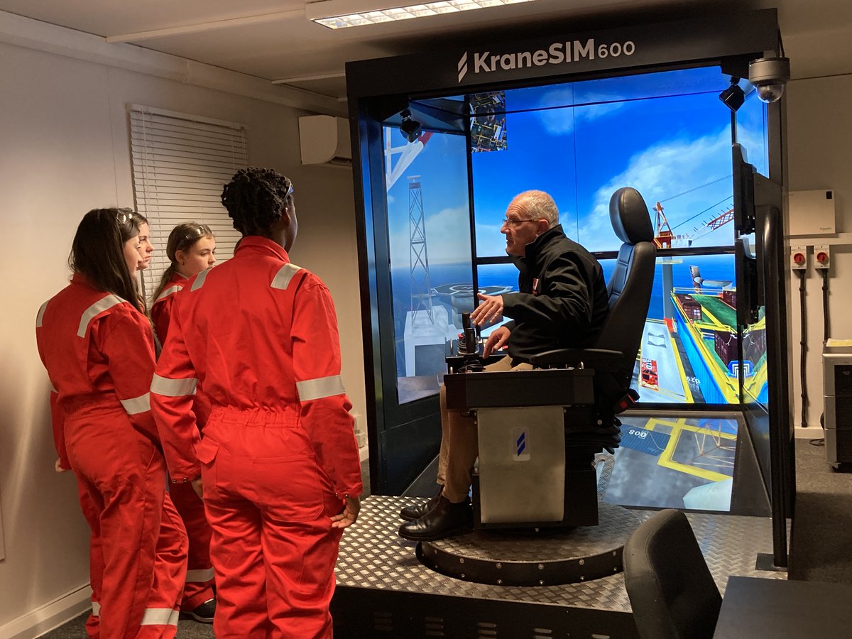 kjmcbain's tweet photo. The Girls in Energy from @bridgeofdon went for a tour at @altradsparrows Training Centre. Angela and her team will welcome over 15 different groups from @nescol who run the Girls in Energy course sponsored by Shell. A big thank you from all @DYW_NorthEast https://t.co/X23Nipg7aA