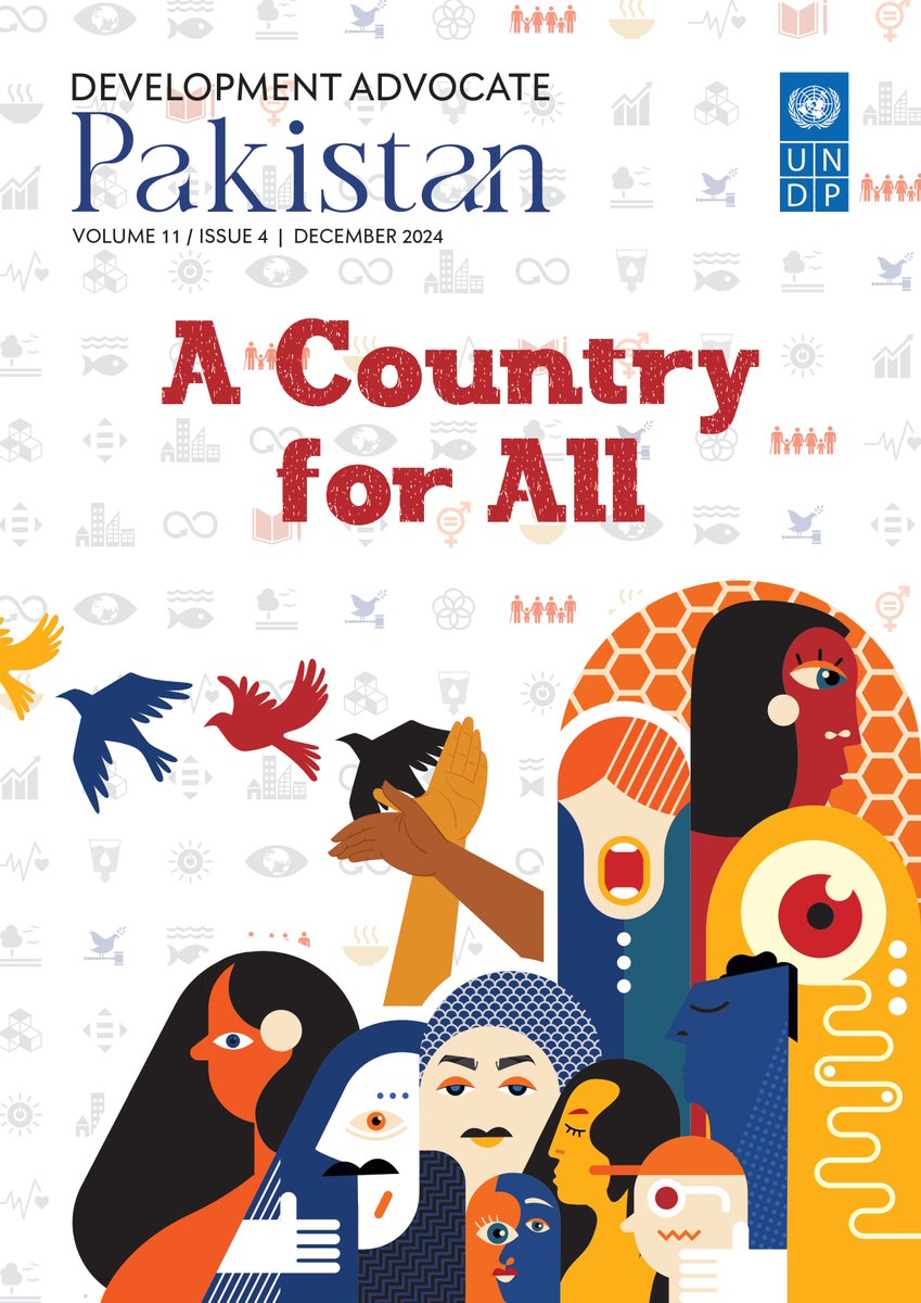 UNDP_Pakistan's tweet photo. #UNDPinPakistan marks #HumanRightsDay and #16DaysofActivism with the launch of its December 2024 #DevelopmentAdvocatePakistan “A Country for All”. 🌎✊

This edition brings together thought and policy actors to highlight the need for reimagining Pakistan's social contract. Key themes include #poverty, social protection, #GenderEquality, skills development, youth empowerment, and human rights from an #InclusiveDevelopment lens.

To read more, click 👉 https://t.co/BxpOpXl8Ng
