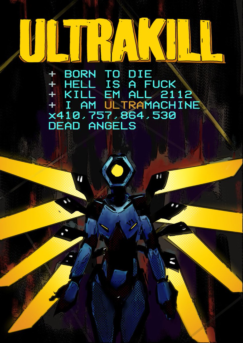 GatlingArt's tweet image. #Ultrakill poster