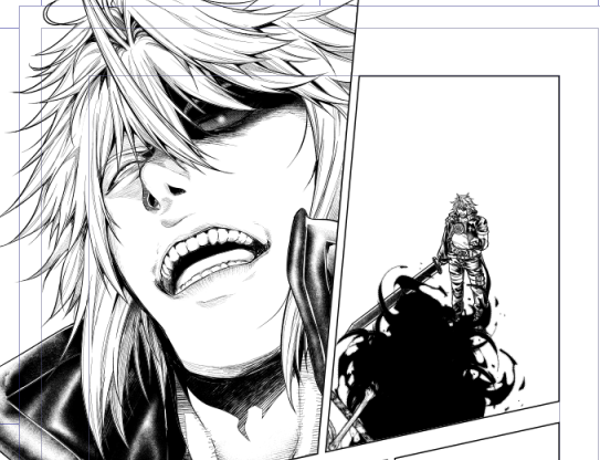 本日の作業。凶くんの精いっぱいの悪人面 