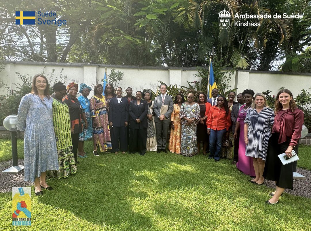 À l’occasion de la campagne des #16joursdactivisme contre les violences basées sur le genre, j’ai eu le plaisir d’accueillir des femmes congolaises sous la direction de <a href="/RienSlesFemmes/">Rien sans les Femmes</a> pour un déjeuner d’échanges.