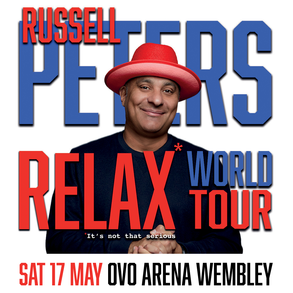 OVOArena's tweet image. 🆕 Stand-up star @therealrussellp brings the #RELAXworldtour to @OVOArena Wembley.

#OVOLIVE presale from 10AM Wednesday 11 December.

🎟️ Tickets will be available from 10AM Friday 13 December. ⬇️
spr.ly/6014QrrSY