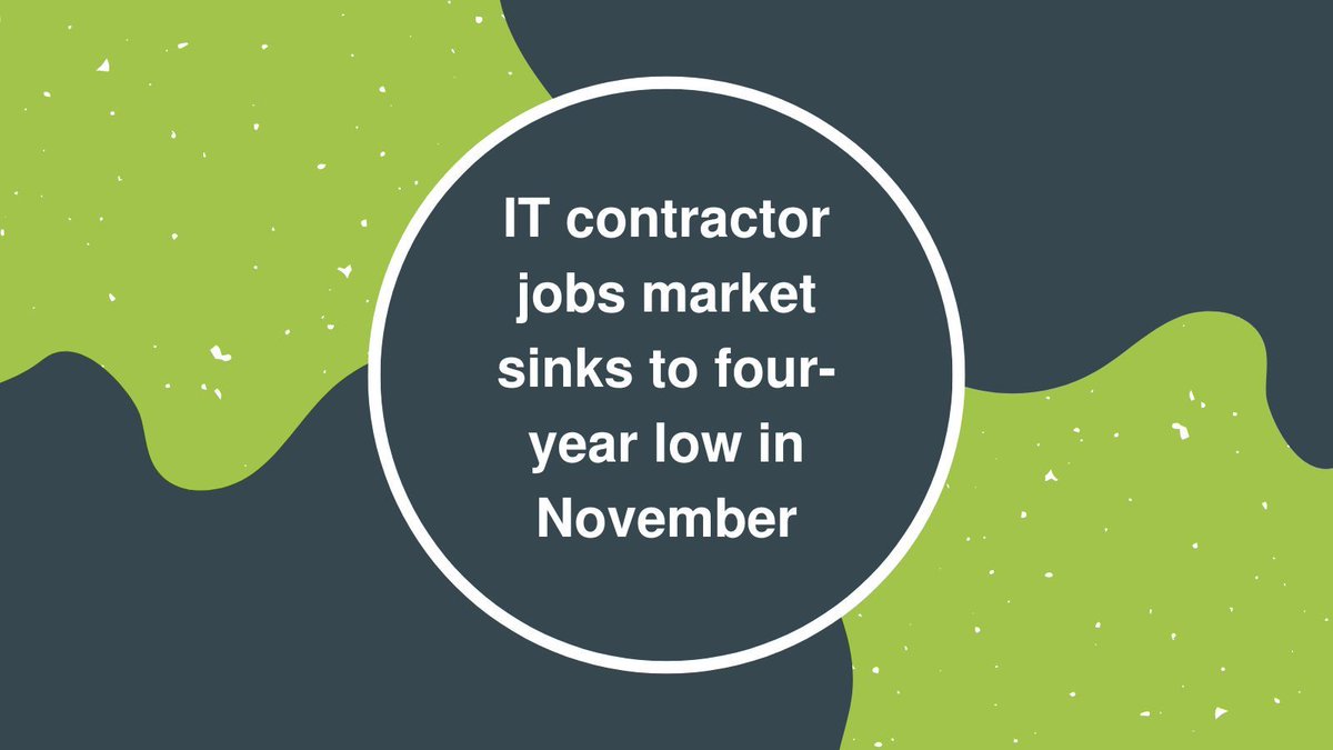 itcontracting's tweet image. A further blow in prospects hit IT contractors in November, as their demand sunk below when the UK tentatively reopened from covid.

Read more: buff.ly/3BjYCnI 

@RECNeil , @ShoesmithKate, @RECmembers comment.

#itcontractor #jobsmarket #contracting
