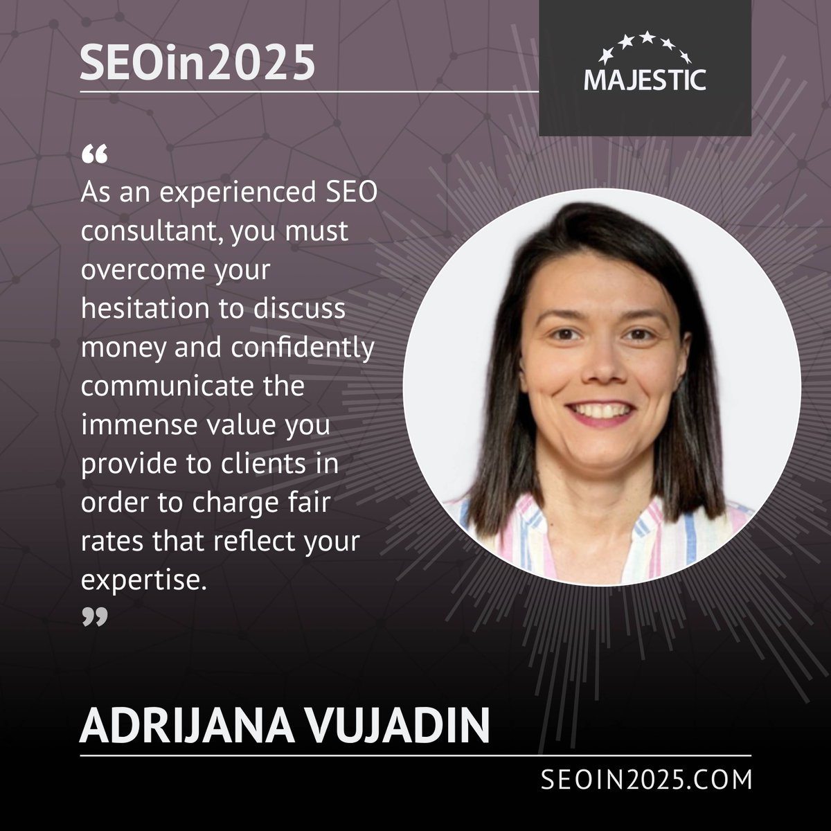 Adrijana Vujadin shares that as an experienced SEO consultant, you must overcome your hesitation to discuss money and confidently communicate the immense value you provide to clients in order to charge fair rates that reflect your expertise.

maj.to/3OBJchF