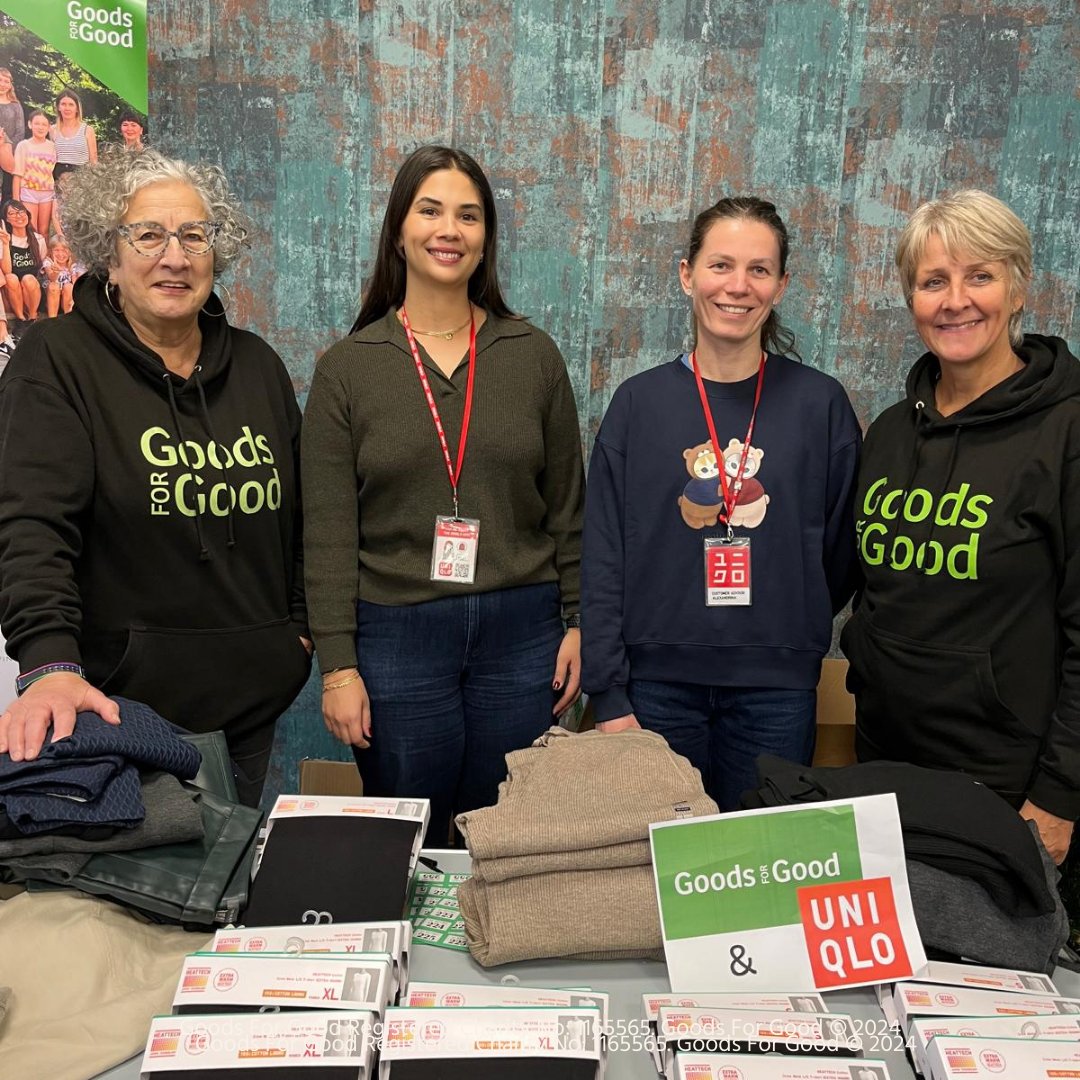 We have a new Volunteer Coordinator!👏 Join us in welcoming Jo (pictured right) to the #GoodsForGood team -  she's already hit the ground running, delivering <a href="/UNIQLO_UK/">UNIQLO UK</a>’s HEATTECH clothing to <a href="/oneymca/">One YMCA</a>, supporting people in hostels and supported living this #winter.