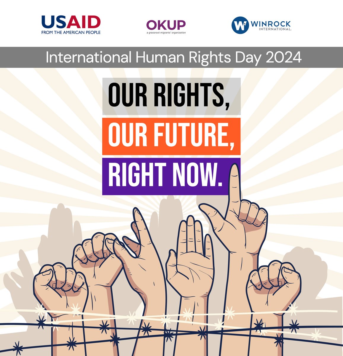 🌍 Today is International Human Rights Day!
This year’s theme, Our Rights, Our Future, Right Now, reminds us that human rights are the foundation of dignity, justice, and equality—not tomorrow, but today.
#HumanRightsDay #OurRightsOurFuture #RightNow