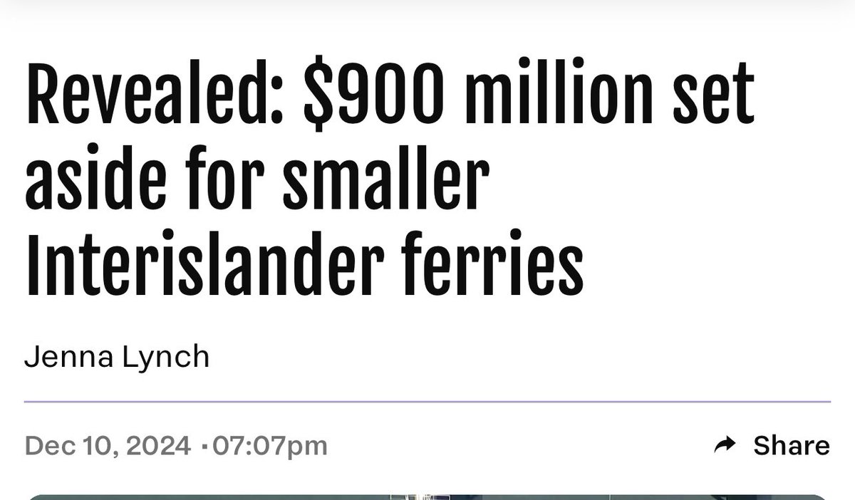 Ceriphinz's tweet image. Hmm we could have had larger, cheaper, rail enabled ferries or smaller, more expensive, non rail enabled ferries but the party of business clearly knows best 🤦🏼‍♂️