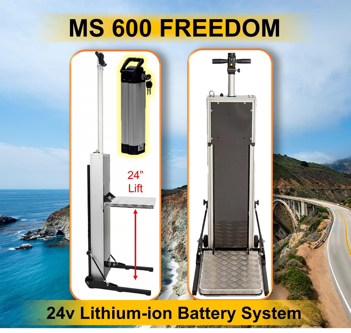 motorstep's tweet photo. Make mobility simple! ✅ The Motorstep is a portable, motorized step lift designed to help you overcome high steps with ease. Perfect for homes, RVs, &amp; workplaces! #Accessibility #OccupationalTherapy #InclusiveLiving #AdaptiveEquipment #MobilitySupport https://t.co/UpEdlQrRg4
