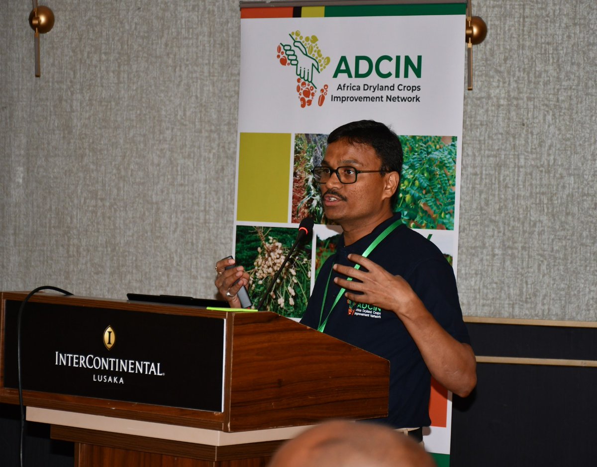 CIMMYT's tweet photo. Collaboration in action!  @The_ADCIN Annual Program Review of Eastern &amp; Southern Africa Shared Breeding Pipelines kicked off this morning in Lusaka Zambia, driving crop breeding innovation and resilience in food systems. Follow for updates! #BreedingForTomorrow https://t.co/x75hgnI5OC