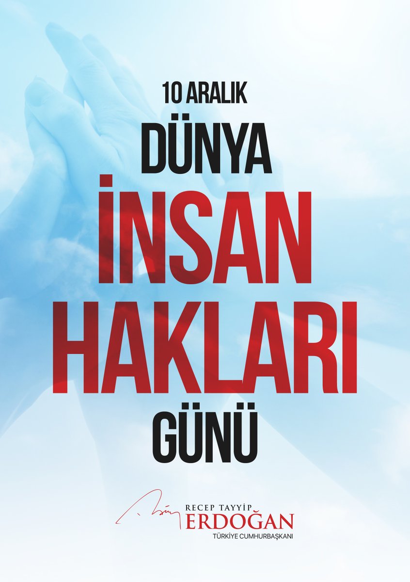 RTErdogan's tweet photo. Birleşmiş Milletler İnsan Hakları Evrensel Beyannamesi’nin kabulünün 76’ncı yıl dönümü vesilesiyle başta milletimiz olmak üzere tüm dünyanın 10 Aralık İnsan Hakları Günü’nü tebrik ediyorum.                                                                                           

İnsanlığın onur mücadelesinin önemli kilometre taşlarından biri olan İnsan Hakları Evrensel Beyannamesi; uluslararası topluma sorumluluklarını hatırlatmakta, küresel barış ve istikrarın tesisine rehberlik etmektedir. Ancak beyannamenin varlığı, dünyanın pek çok yerinde en temel hakların ağır şekilde ihlal edilmesine ve insanlık değerlerinin hiçe sayılmasına engel olamamaktadır.

Bugün İnsan Hakları Evrensel Beyannamesi’nin tüm dünyanın gözü önünde çiğnendiği yerlerin başında Gazze ve işgal altındaki Filistin toprakları gelmektedir. İnsan hakları savunucusu olduklarını öne sürenlerin Filistin’deki mezalime seyirci kalmaları, hatta örtülü ya da açık destek vermeleri tarihte kara bir leke olarak hatırlanacaktır.

Biz devlet ve millet olarak Filistin’de yaşanan insanlık suçlarına en başından itibaren sessiz kalmamayı bir insanlık görevi bildik. Tüm imkânlarımızla Filistinli kardeşlerimizin yanında durduk, durmaya da devam ediyoruz. Gazze’de ve diğer Filistin topraklarında ateşkesin sağlanması ve kalıcı barışın tesisi için gayretlerimizi sürdürüyoruz.

60 yılı aşan Baas diktatörlüğünün ve 13 yıllık iç savaşın ardından komşumuz Suriye’de filizlenen barış, istikrar ve huzur umutlarını memnuniyetle karşılıyoruz. Suriye’de kuşatıcı ve kapsayıcı bir yönetimin tesisi ile Suriyeli kardeşlerimizin ülkelerini yeniden ayağa kaldırma çabalarına gereken her türlü desteği sağlayacağız.

Öte yandan temel hak ve özgürlüklere yönelik tehditlerin en başında yer alan kültürel ırkçılık, İslam düşmanlığı ve hoşgörüsüzlükle mücadelemiz de aynı kararlılıkla devam ediyor. Nefret suçlarına müsamaha gösterenler ve bu suçları meşrulaştırmaya çalışanların insanlığın bir arada yaşama iradesine kastettiklerini bu vesileyle tekrar hatırlatmak istiyorum.

İnsanlığın kazanılmış haklarının muhafaza edilmesi, bu hakları ihlal eden uygulamaların sonlandırılması tüm ülkelere düşen küresel bir yükümlülüktür. Kurallara dayalı uluslararası sistemi çifte standartlardan arındırmak suretiyle daha kapsayıcı ve adil bir anlayışla gözden geçirmenin, bu küresel yükümlülüğün ifasının ilk adımını teşkil ettiğini bir kez daha vurguluyorum.

Bu düşüncelerle İnsan Hakları Günü’nün bilhassa temel haklarından yoksun bırakılan Filistinli kardeşlerimiz başta olmak üzere tüm insanlığa barış, huzur ve adalet getirmesini temenni ediyor, aziz milletimizin nezdinde tüm dünyanın 10 Aralık İnsan Hakları Günü’nü kutluyorum.