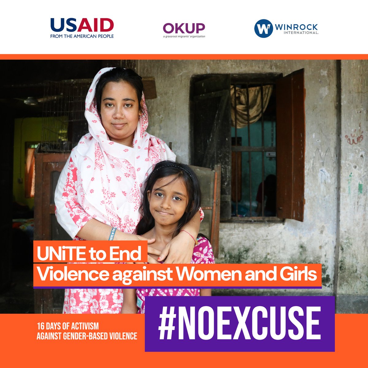 🧡 Today marks the final day of the #16Days of Activism, but the fight to end gender-based violence is far from over.
This year’s theme, UNiTE to End Violence against Women and Girls, is a call for collective action and accountability.
#NoExcuse #16DaysOfActivism