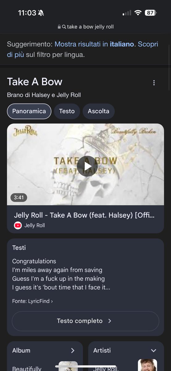 Perché non ero a conoscenza di questa meraviglia? <a href="/halsey/">halsey 🌸</a> #halsey <a href="/JellyRoll615/">Jelly Roll</a>