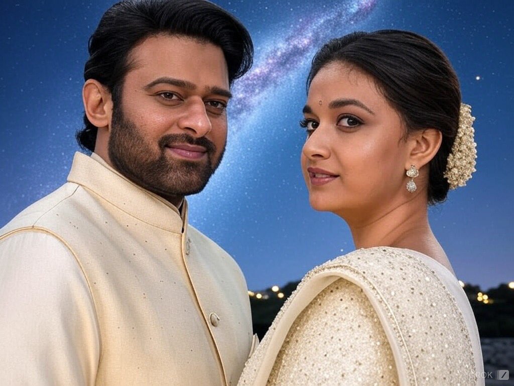 KeerthyPavan's tweet photo. Couple Goals ❤️

#Prabhas  #KeerthySuresh https://t.co/LuZRZmbqyz