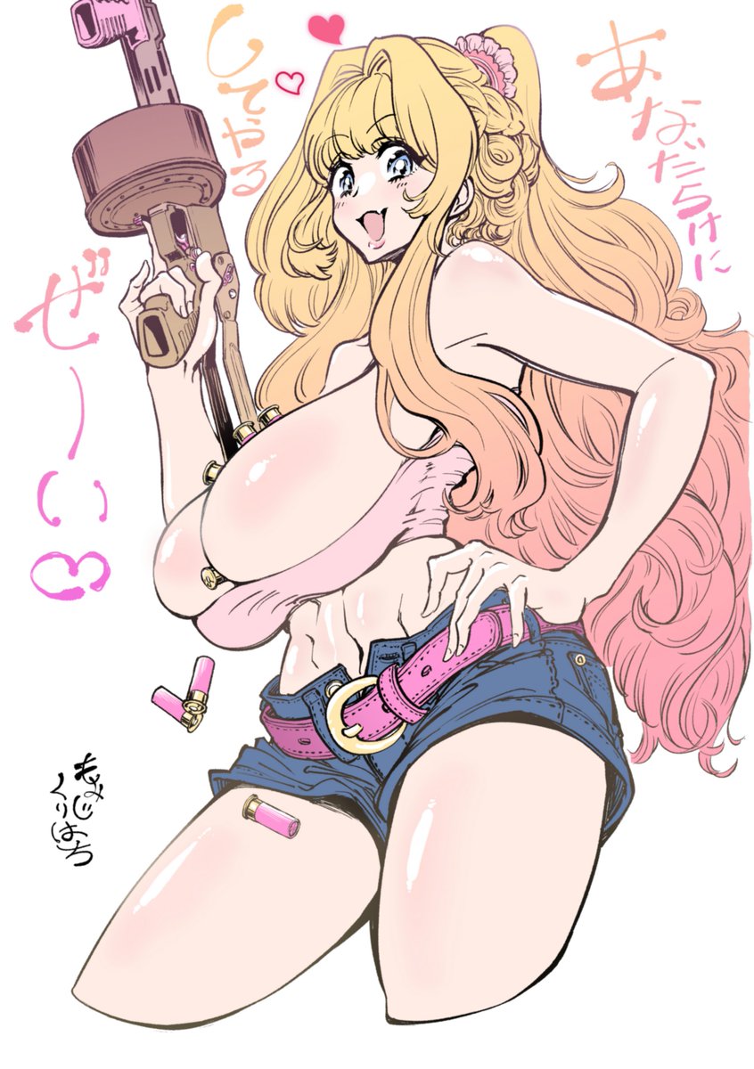 #AIは銃描けないからTLを銃持った絵で一杯にしようぜ 