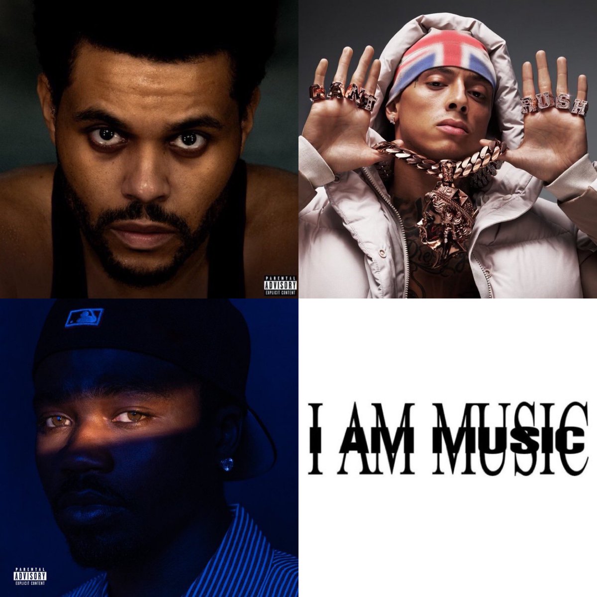 来年リリース予定アルバム

Lil Baby  - Wham 1月3日

Mac Miller - BALLOONERISM 1月17日

The Weeknd - Hurry Up Tomorrow 1月24日

Central Cee - CANT RUSH GREATNESS  1月26日

Lil Durk - DEEP THOUGHTS  1月31日

Playboi Carti - I Am Music 12月or 1月

Roddy Ricch - THE NAVY ALBUM 2月21日