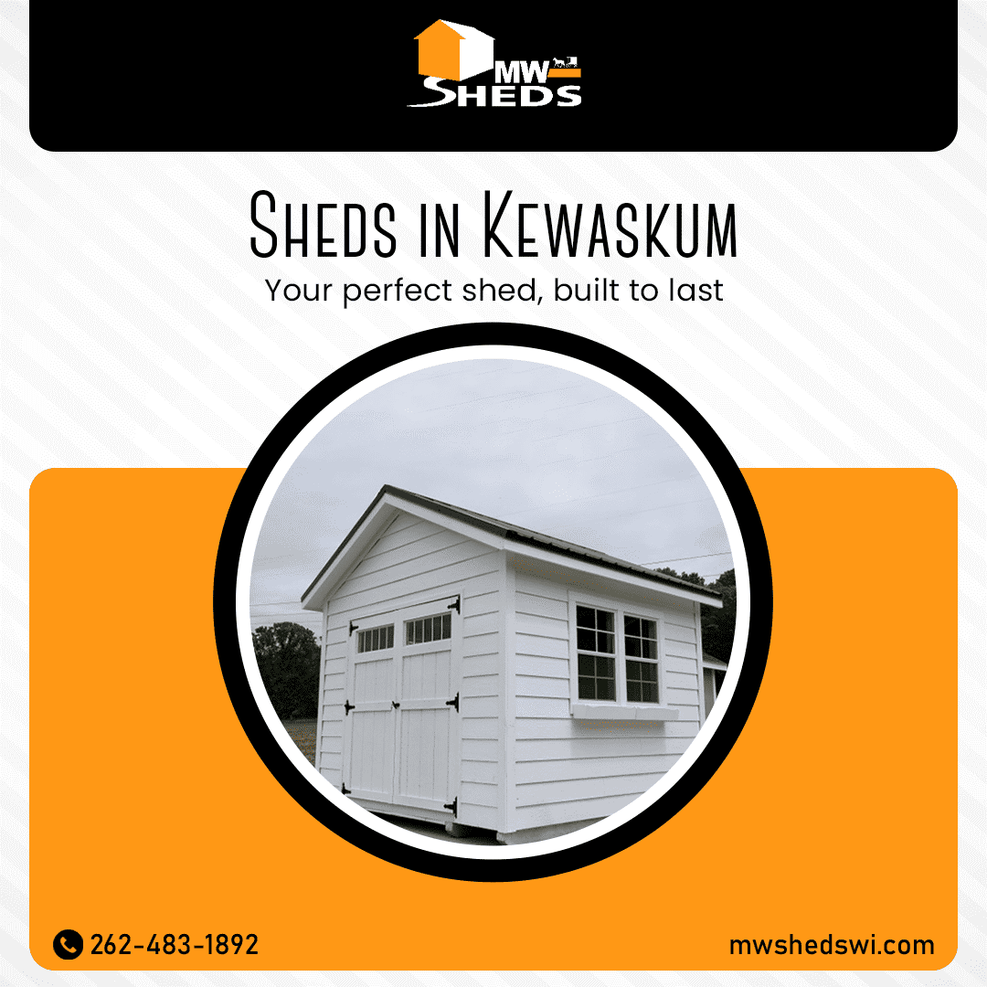 mwsheds's tweet image. From storage to style, we offer sheds in Kewaskum that meet your needs and blend seamlessly into your property. Which design suits your space best?

bit.ly/3ZuLWSk 

#ShedsKewaskum #DurableStorage #CustomSheds #FunctionalDesign #WisconsinSheds