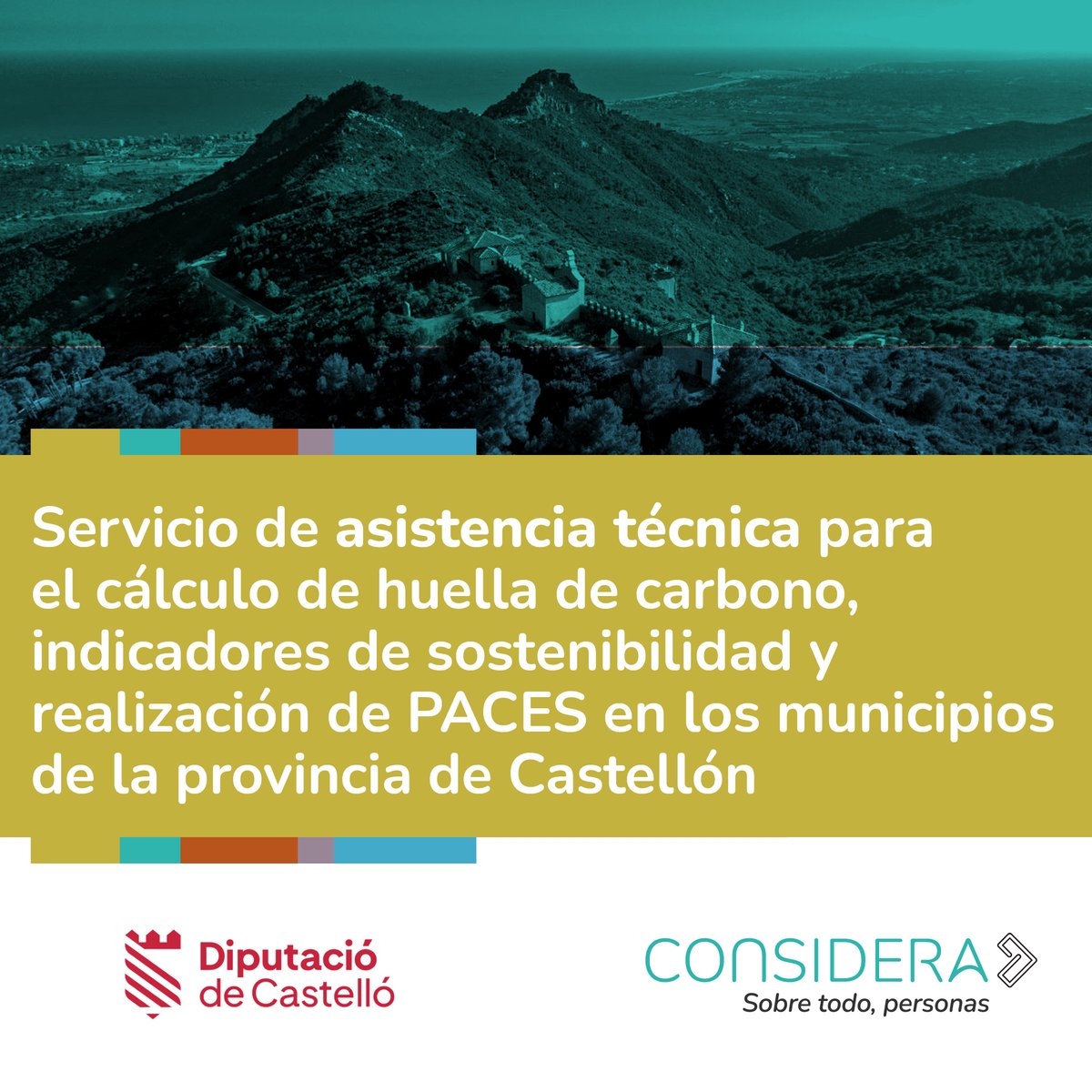 📢 ¡Iniciamos uno de nuestros proyectos más relevantes en huella de carbono en la provincia de Castelló!

La <a href="/dipcas/">Diputació de Castelló</a>  ha confiado en #CONSIDERA para abordar las huellas de carbono de 78 municipios durante los próximos años.