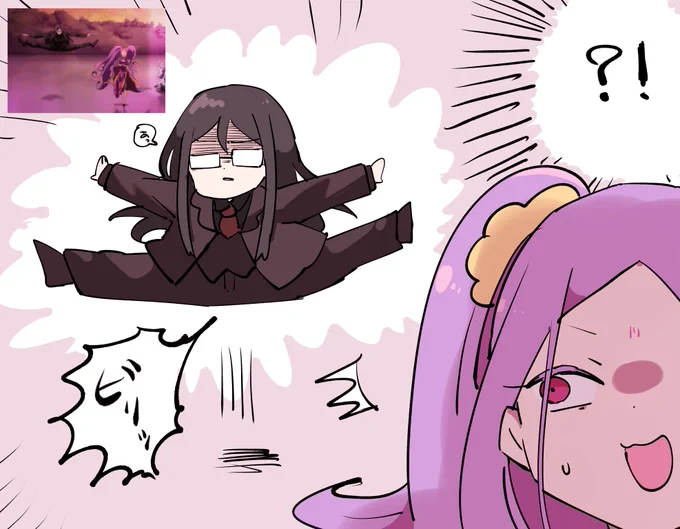 スーツだとこの開脚やばそう
#fgo 