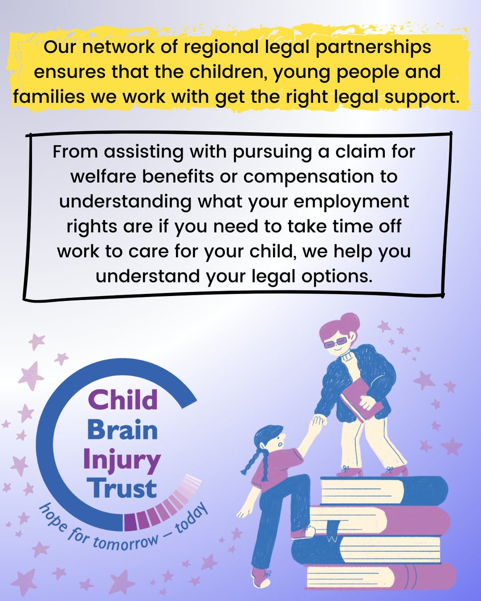 Sustaining a brain injury can be life-changing, not just for a child but for their entire family. The Child Brain Injury Trust is here to help, offering practical guidance and access to resources to support you. Visit 👉 childbraininjurytrust.org.uk/legal-support-… to learn more.
