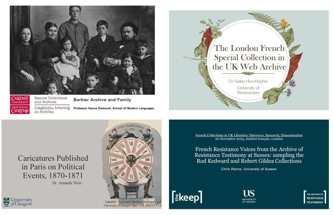 FSLG: French Studies Library Group (@fslg25) on Twitter photo Presentations from the 2023 event "French Collections in UK Libraries: Discovery, Research, Dissemination" are now online on the FSLG website! With the Franco-Prussian war, WW2 resistants, Female writers, the UK Web Archive etc. tinyurl.com/2edpwnja <a href="/ifru_london/">Institut français UK</a> Presentations from the 2023 event "French Collections in UK Libraries: Discovery, Research, Dissemination" are now online on the FSLG website! With the Franco-Prussian war, WW2 resistants, Female writers, the UK Web Archive etc. tinyurl.com/2edpwnja <a href="/ifru_london/">Institut français UK</a>