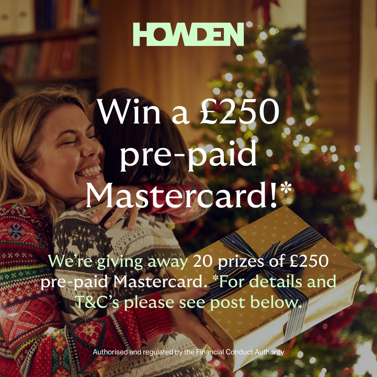 Final chance to be in with a chance to win a £250 pre-paid Mastercard! What would you spend your £250 on? T&amp;C's apply - link in bio #Howden #Christmas #Competition 🎄🎁🎅