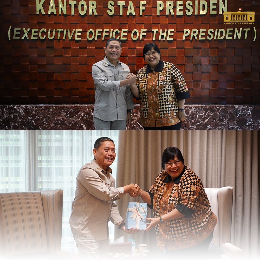 Kantor Staf Presiden (@kspgoid) on Twitter photo 10 Desember 2024
Kepala Staf Kepresidenan Letjen TNI (Purn) AM Putranto (<a href="/AmPutranto/">putranto am</a>) menerima kunjungan dari Duta Besar Indonesia untuk New Delhi, Ina Hagniningtyas Krisnamurthi (<a href="/krisnamurthiINA/">Ina Krisnamurthi</a>) di Kantor Staf Presiden, Jakarta. 10 Desember 2024
Kepala Staf Kepresidenan Letjen TNI (Purn) AM Putranto (<a href="/AmPutranto/">putranto am</a>) menerima kunjungan dari Duta Besar Indonesia untuk New Delhi, Ina Hagniningtyas Krisnamurthi (<a href="/krisnamurthiINA/">Ina Krisnamurthi</a>) di Kantor Staf Presiden, Jakarta.