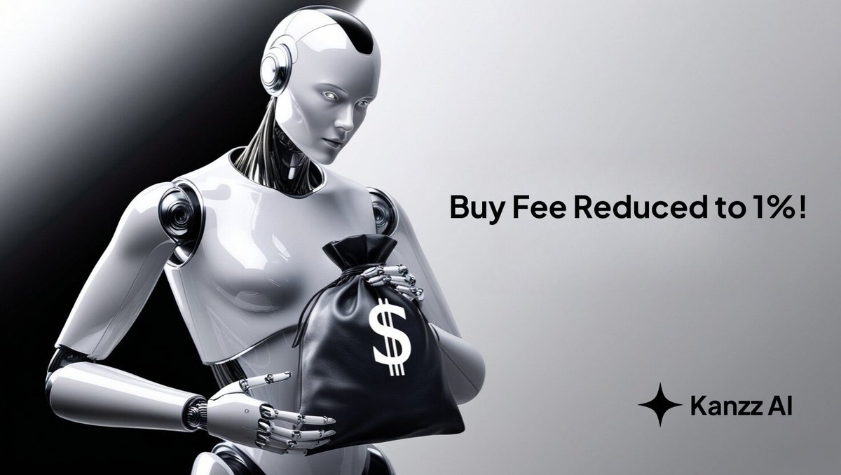 0xLinaLau's tweet photo. Big News Alert!  

We’re excited to share that the buy fee for $KAAI has been reduced to just 1% until January 1, 2025!  

This update reflects our commitment to supporting our community and making $KAAI more accessible for everyone.

CA: 
0xa7d48da33cF6AC74Ed2Ba71b7E33005DC51ADbB7  

Don’t miss the opportunity to join our growing ecosystem with reduced costs!