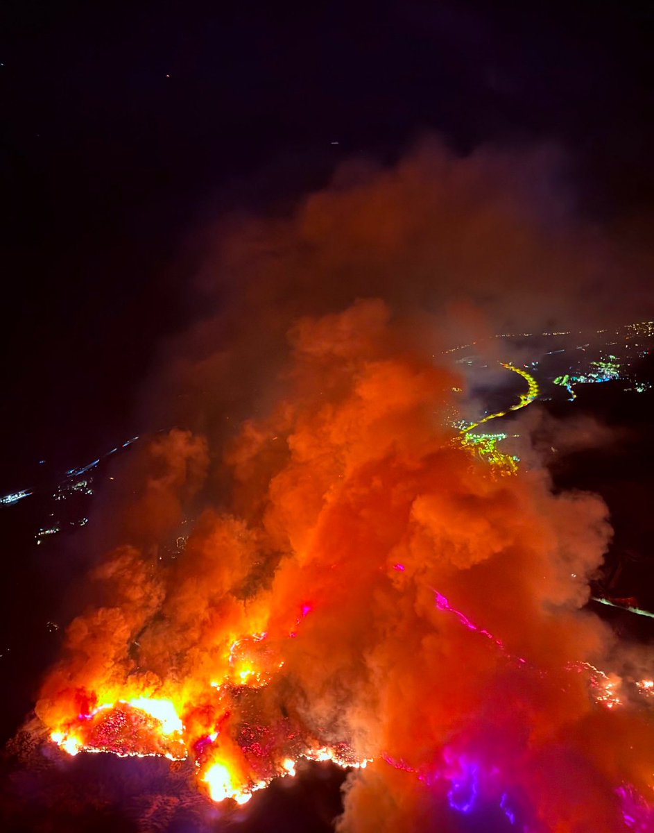 #Franklinfire is getting worse and a mandatory evacuation has been ordered. 😳‼️