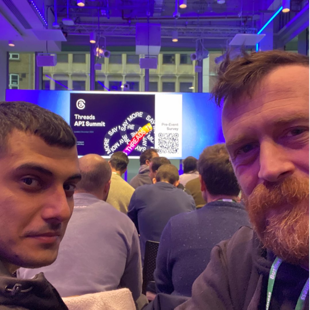 ercanzirh's tweet image. We're in London for the #ThreadsAPI Summit, thanks to #Meta's invitation! 🎉 If you have any questions about the Threads API, drop them in the comments, and we'll make sure to ask the #Threads team directly. Let's connect and explore together! 💬