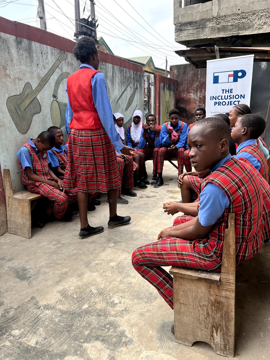 TheinclusionP's tweet photo. Today, on International Human Rights Day, we celebrate the fearless girls from Debby &amp; Ruby Secondary School Lagos,who are shattering stereotypes &amp; demanding a brighter future by sharing their knowledge on human rights with their male peers in school today.
#IHRD2024
#Ourright https://t.co/2aGUSBZTSQ