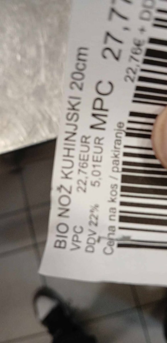 Sin me sprašuje, kaj je to bio nož. Kakšne ideje?