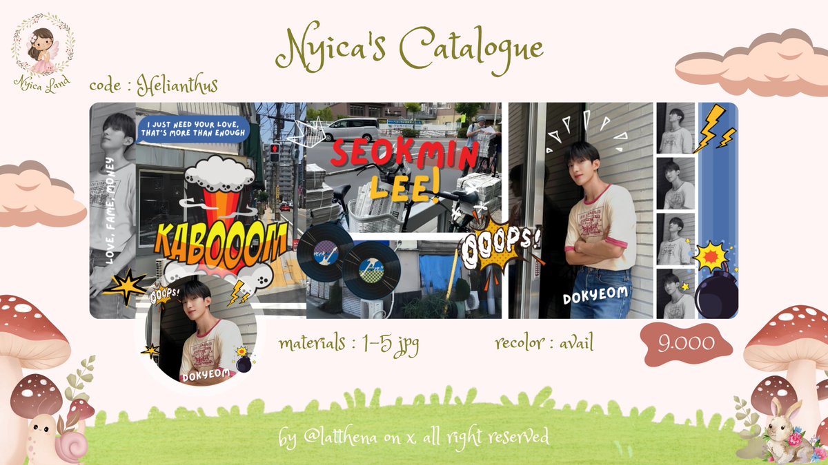 latthena's tweet photo. Help repost, tysm! ✨

HALLO GUSY! 🧚🏻‍♀️
Nyica mau ngenalin katalog baru Nyicaland nih namanya Helianthus &amp; Paperwhites! Kira-kira sudah aman belum ya? Kalau ada kesamaan dengan BA lain boleh DM aku ya. Tolong sayangi bunga cantikku. Timakaciii🌷✨

#zonauang
https://t.co/9Y7gUtQ3SM