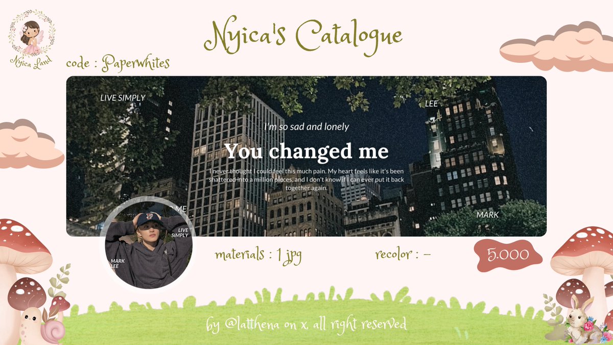 latthena's tweet photo. Help repost, tysm! ✨

HALLO GUSY! 🧚🏻‍♀️
Nyica mau ngenalin katalog baru Nyicaland nih namanya Helianthus &amp; Paperwhites! Kira-kira sudah aman belum ya? Kalau ada kesamaan dengan BA lain boleh DM aku ya. Tolong sayangi bunga cantikku. Timakaciii🌷✨

#zonauang
https://t.co/9Y7gUtQ3SM