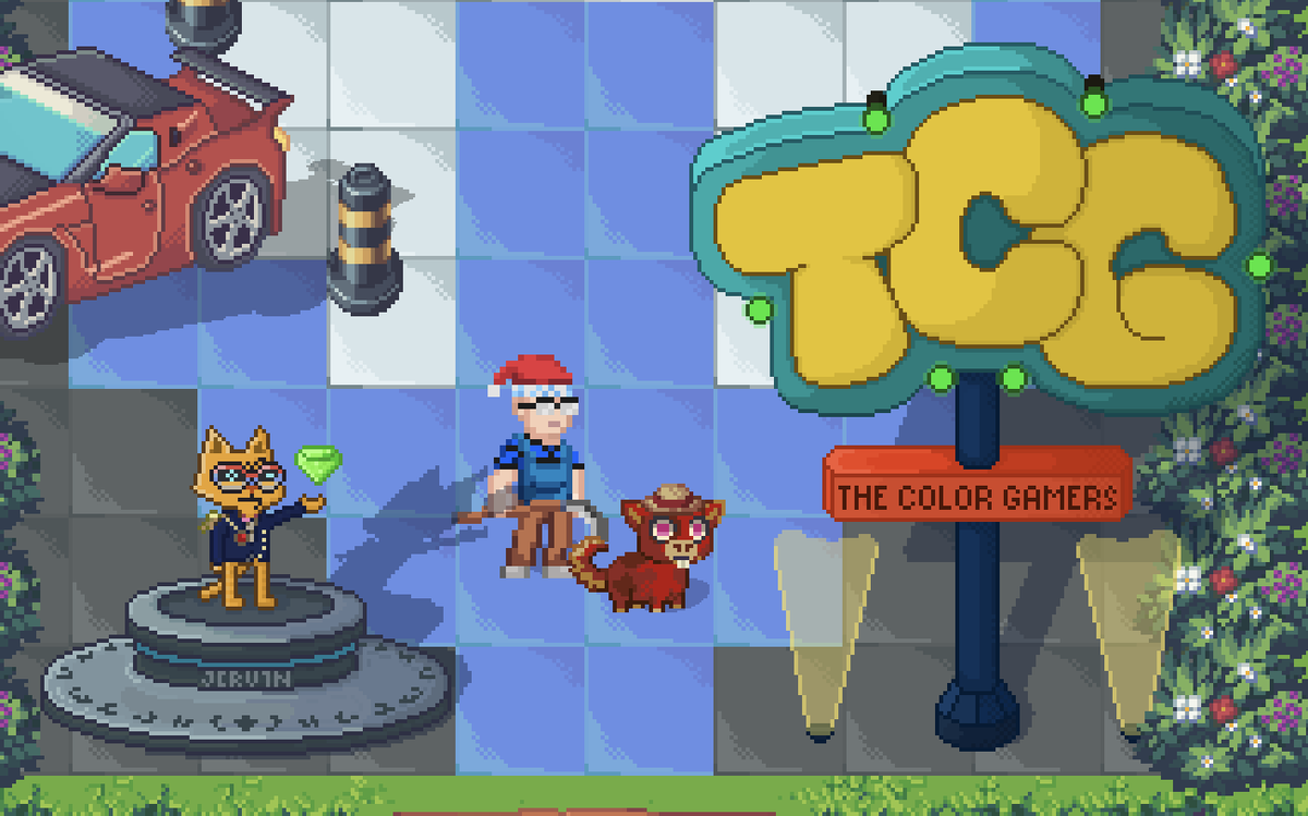 _mark1027_'s tweet image. Big appreciation to Game Master/Boss Yorme @Jervinlara13  for the fresh UGC, leading the way as pixel legends in @pixels_online. 🫡🙌🍻
#PixelsUGC #WenGib #TCG 🟦🟥🟩