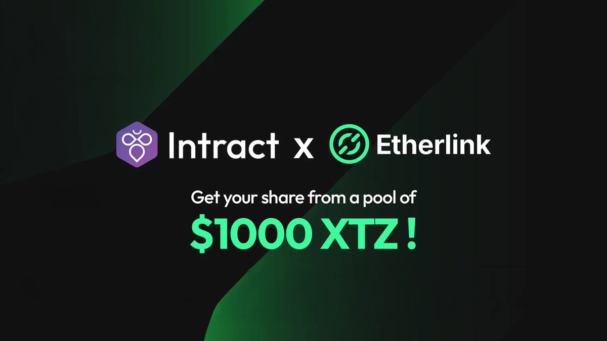 The Etherlink Newbie Course is live on @IntractCampaign! 🧑‍💻

Join the campaign and complete the tasks to win your share of 1000 $XTZ

Join here 👉 link.intract.io/qKK4vx