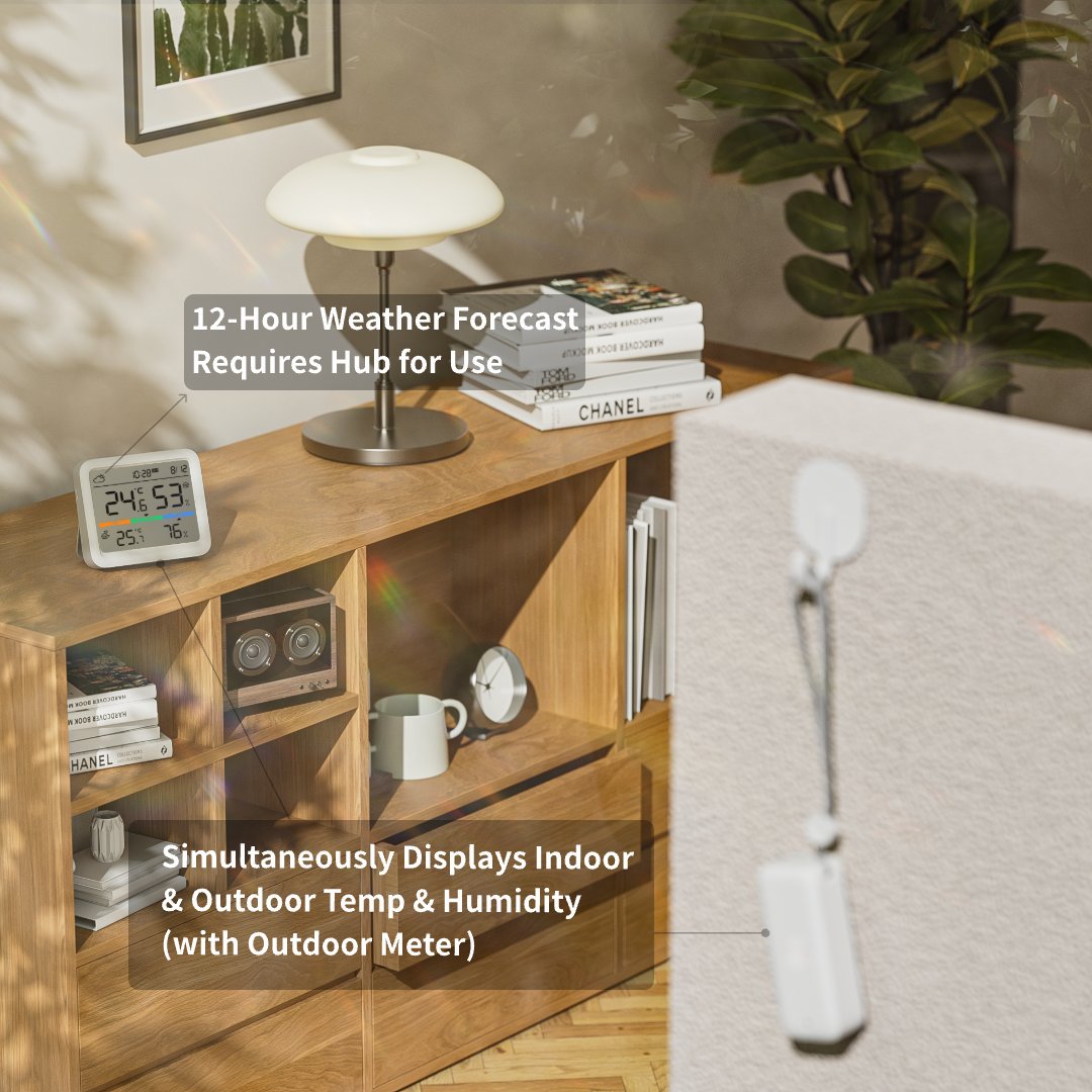 SwitchBot's tweet photo. π Introducing the new #MeterPro! π
Everything you need, all in one glance π
β
Bigger, better screen
β
Date & time display
β
Seamless integration with #SwitchBot devices
β
Indoor & outdoor temperature & humidity readings
Find out more here π https://t.co/FSRaDXcNTt https://t.co/B51NdgzZ7j