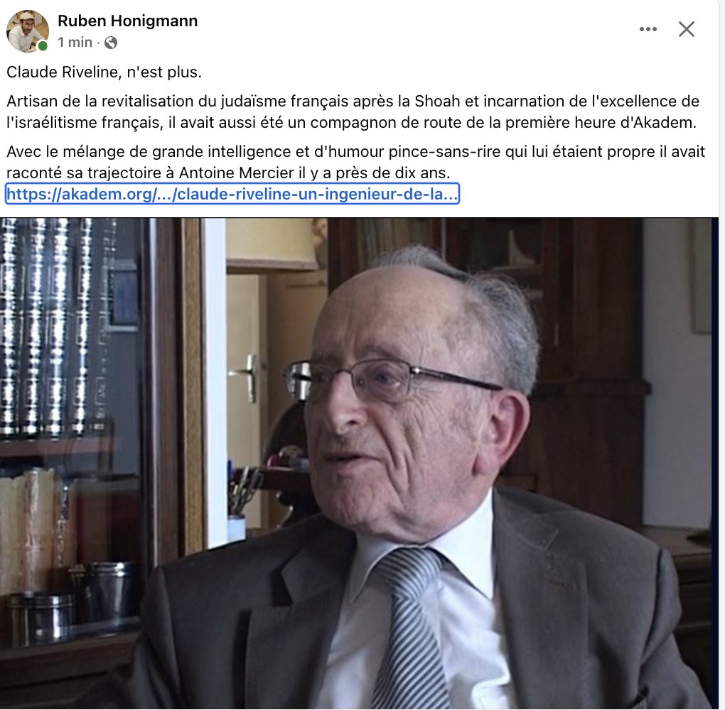 Hommage à Claude Riveline

À l'écouter dans un grand entretien qu'il avait donné à Akadem en 2015
akadem.org/sommaire/cours…