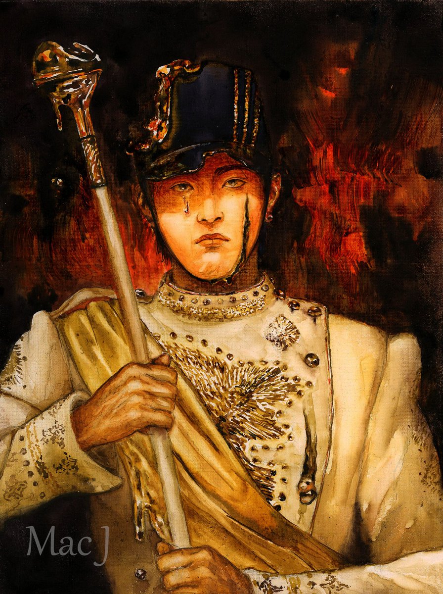 The Steadfast Tin Soldier
Watercolor
15x20
2024
#ateez #hongjoong #ateezfanart #홍중
#Watercolor #portrait #traditionalart