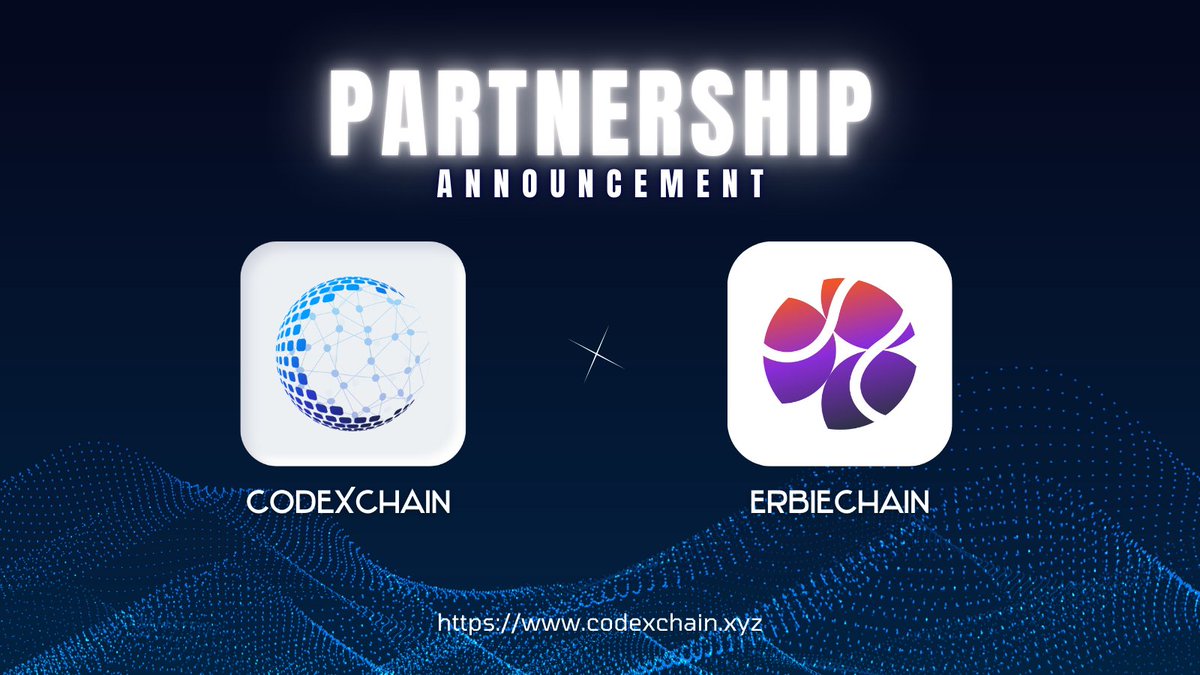 ARB_Universe's tweet photo. ✨ @CodeXChain is joining forces with @ErbieChain, a Layer 1 blockchain revolutionizing web data integration and assetization!
🚀 This integration:
🌎 Seamlessly connects #CodeX Chain users to #ErbieChain's EVM-compatible network.
⚡ Leverages #ErbieChain's low energy consumption and high concurrency.
🚀 Empowers next-gen decentralized applications.
Together, they are building the future of #Web3!
🔽 VISIT
https://t.co/yjongtEhi7
#ARB_Universe