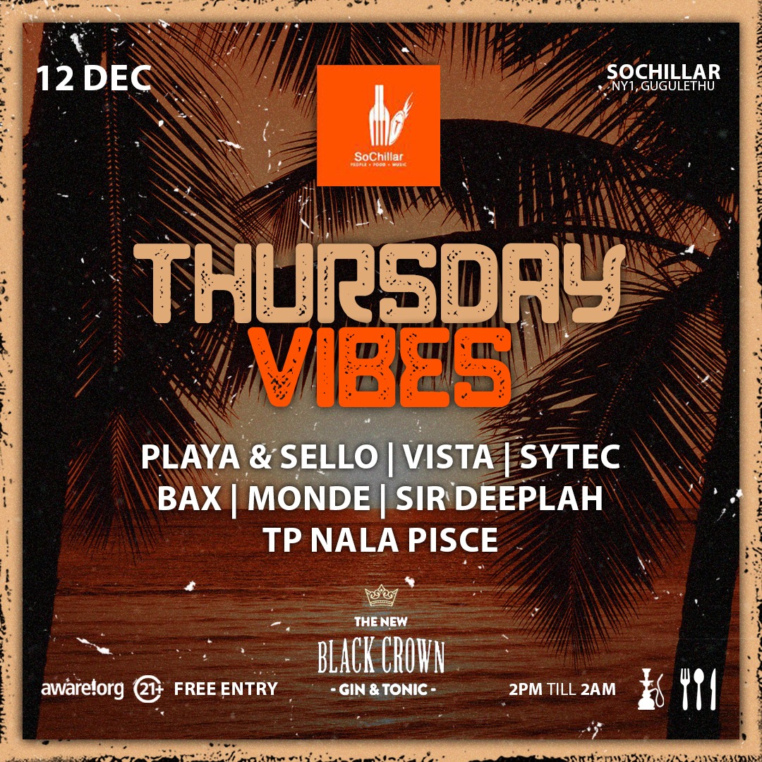 THURSDAY Vibes with BLACK CROWN 👑

STAND A CHANCE TO WIN A FIELDBAR COOLER BOX 🎉🎉🎉

All You Need To Do To Enter this Competition: Buy A Bucket Of 6x Black Crown to enter!!!

Yebo It’s That Easy 🤞🏼🤞🏼

Hosted by TP NALA PISCE AmaGrootman 🔑