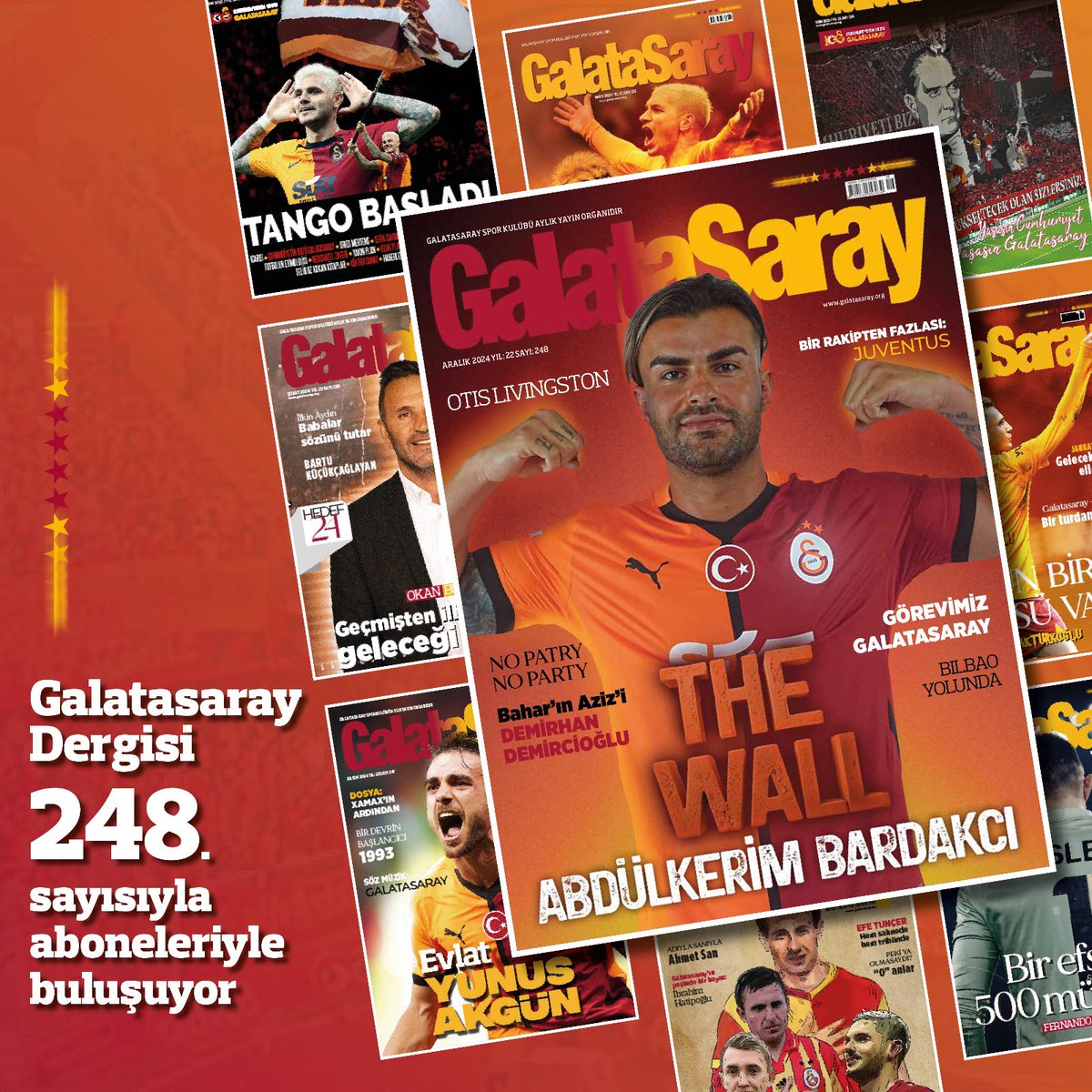 Galatasaray Dergisi, 248. sayısıyla aboneleriyle buluşuyor. 💛❤️

Sarı ve kırmızıyı kuşatan tüm alanların izini süren dergimiz, özel röportajları ve geniş dosya konularıyla taraftarlarımızla buluşacak.

🔗 galatasaray.org/haber/galatasa…