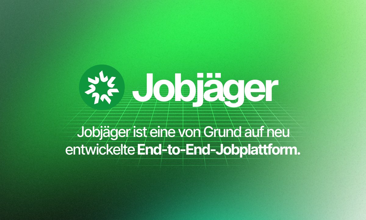 Jobjäger ist eine von Grund auf neu entwickelte End-to-End-Jobplattform. Sie deckt alles ab – von der Identifizierung passender Stellenangebote über die Erstellung von Bewerbungsunterlagen und die Bewerbung selbst bis hin zur Vorbereitung auf Vorstellungsgespräche.